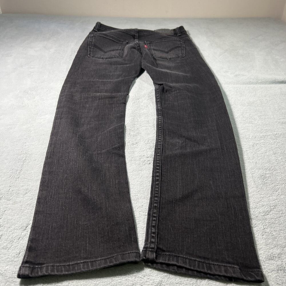 Y2K 2000s Levis 511 Slim Straight Jeans Womens 27x27 Hamilton Black Skinny Goth